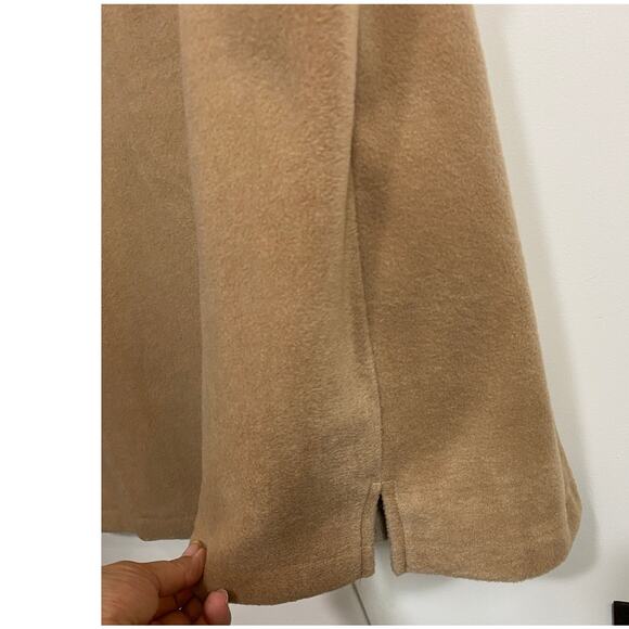 Bob Mackie Wearable Art Black Sequin & Embroidered Fleece Vest Tan 3X - Picture 7 of 9